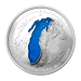 1 oz 2015 The Great Lakes Series | Lake Michigan Silver Coin