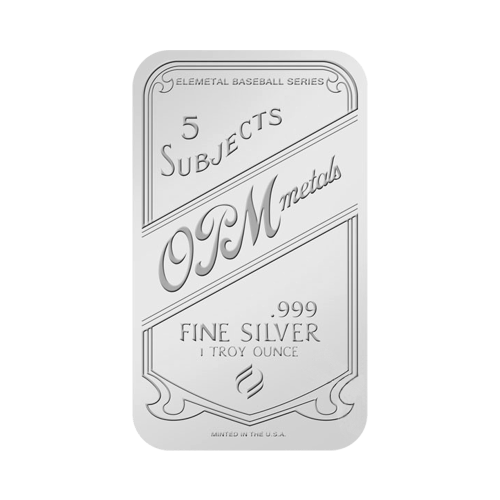 Lingot 1 once d'argent Série Baseball Greats varié T-206 | Elemetal Mint