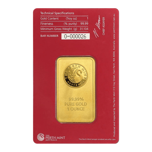 1 oz Oriana Gold Bar | Perth Mint