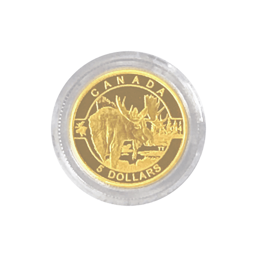 Ensemble de 4 pièces d'or Ô Canada 2014 de 1/10 once