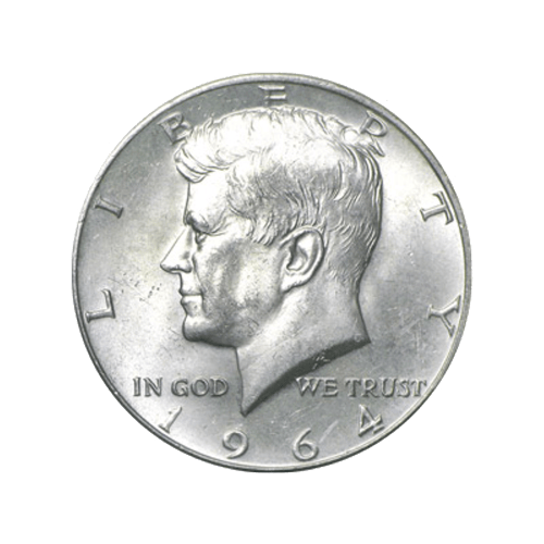1964 Kennedy U.S Silver Half Dollar BU 90% Pure Silver Coin | United States Mint