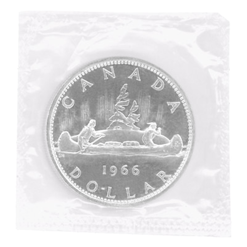 Canadian Silver Dollar $1 Face Value Circulation 80% Pure Silver Coin in Flex Seal | Royal Canadian Mint