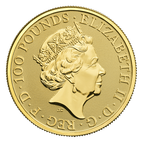 Pièce 1 once d'or Les Bêtes de la Reine : Licorne d'Écosse 2018 | La Monnaie royale