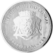 Pièce 1 kilo d'argent Gorille à dos argenté Congo 2017