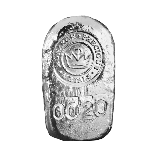 Lingot 2 onces d'argent coulé à la main Sorcière | Monarch Precious Metals