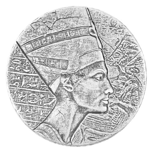 5 oz 2017 Egyptian Relic Series Queen Nefertiti Silver Coin