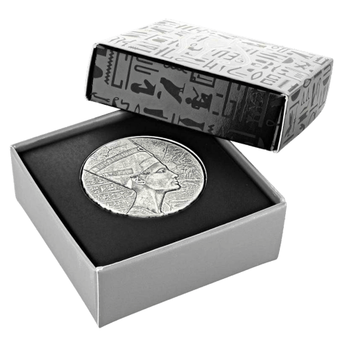 5 oz 2017 Egyptian Relic Series Queen Nefertiti Silver Coin