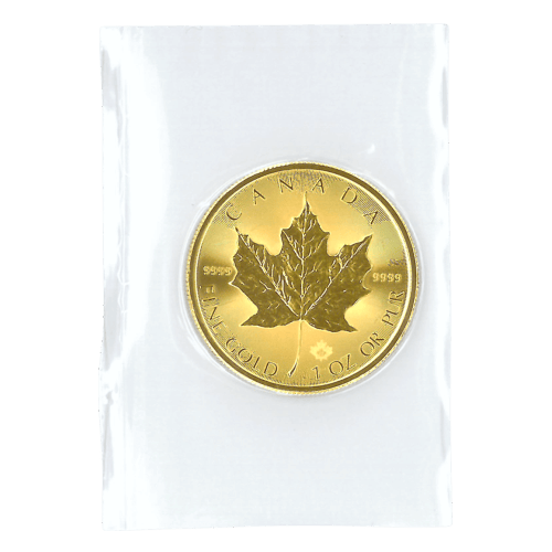 Pièce d'or Feuille d'érable canadienne scellée Flex 2017 de 1 once