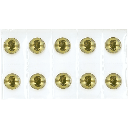 Pièce d'or Feuille d'érable canadienne scellée Flex 2017 de 1 once