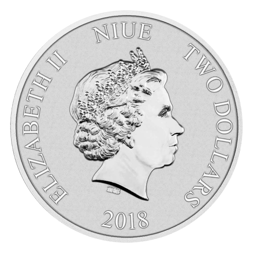 1 oz 2018 Disney Lunar Year of the Dog Silver Coin | New Zealand Mint