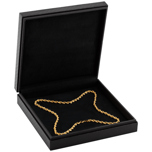 Collier en or 22 carats de style torsadé de 17,1 grammes