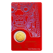Ronde d'or Chiwoo Cheonwang de la Corée du Sud 2017 de 1/10 once (carte d'analyse rouge)