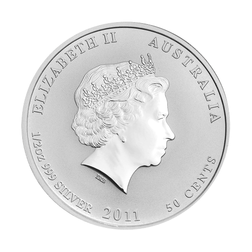 1/2 oz 2011 Lunar Year of the Rabbit Silver Coin | Perth Mint