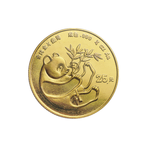 1/4 oz 1984 Chinese Panda Gold Coin | Chinese Mint | Silver Gold