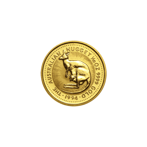 Pièce 1/10 once d'or Pépite Kangourou australien 1994 | Monnaie de Perth