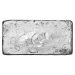 Lingot d'argent coulé à la main Canadian Silver Refiners de 100 onces