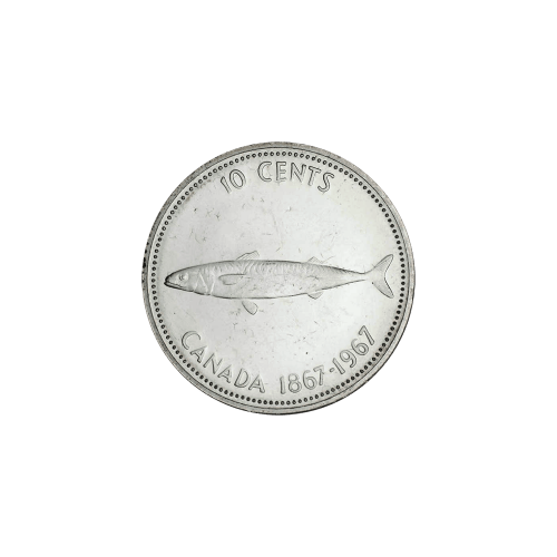 Sac de pièces en argent pur à 50 % de circulation Centenaire canadien 1967 Valeur nominale 1 $ | Monnaie royale canadienne