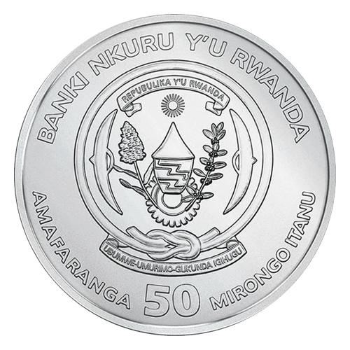 1 oz 2018 African Giraffe Silver Coin | Rwanda