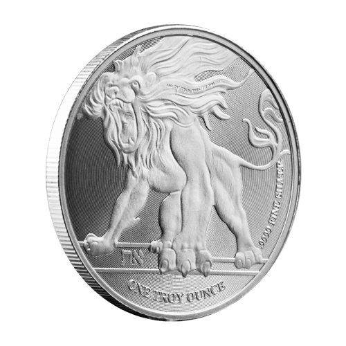 Pièce 1 once d'argent Lion rugissant de Niue 2018