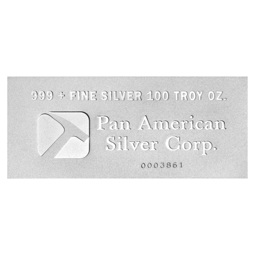 100 oz Pan American Corp Silver Bar