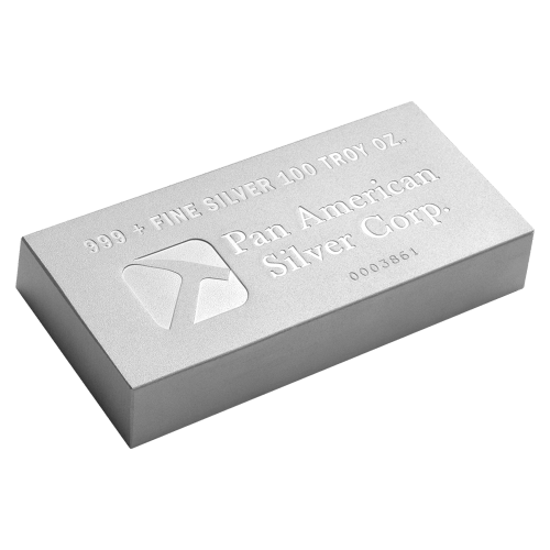 100 oz Pan American Corp Silver Bar