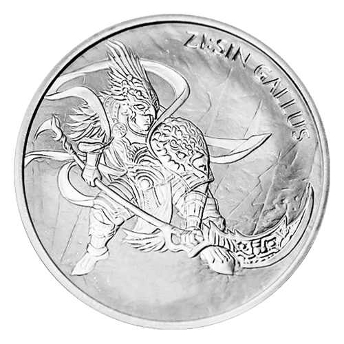 1 oz 2017 Zi Sin Gallus Silver Round