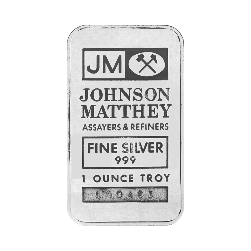 1 oz Apollo Silver Bar | Johnson Matthey