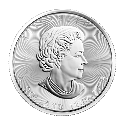 Pièce 1 once d'argent Feuille d'érable canadienne 30e anniversaire 2018