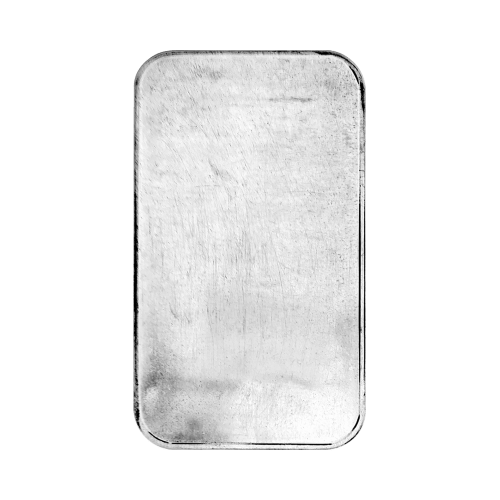 1 oz Blank Back Serial Assignment Error Silver Bar | Johnson Matthey