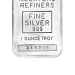 1 oz Blank Back Serial Assignment Error Silver Bar | Johnson Matthey