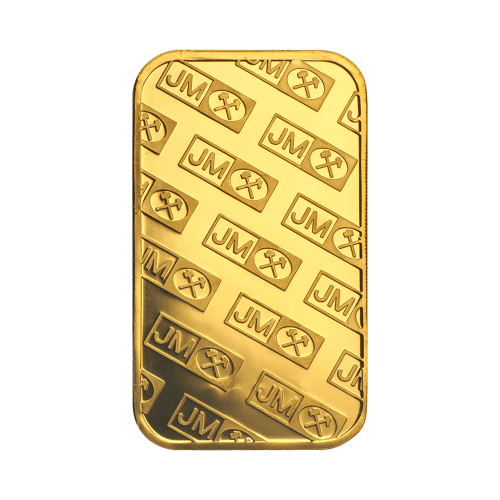 1/2 oz Blank Back Gold Bar | Johnson Matthey