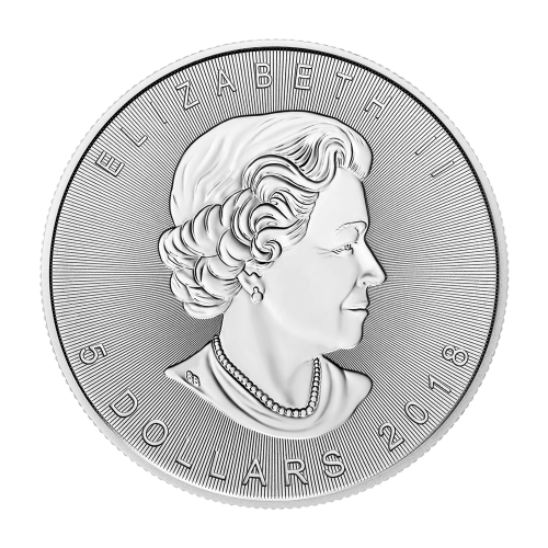 1 oz 2018 Canadian Maple Leaf Double Incuse Silver Coin | Royal Canadian Mint