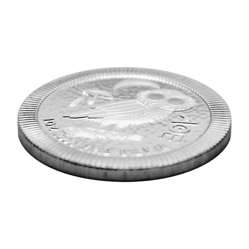 1 oz 2018 Athenian Owl Stackable Silver Coin | Silvertowne Mint