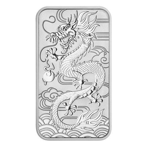 1 oz 2018 Dragon Silver Rectangular Coin | Perth Mint