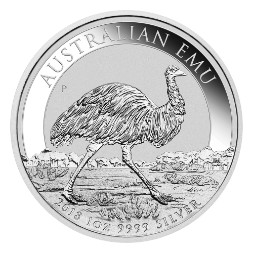 1 oz 2018 Australian Emu Silver Coin | Perth Mint