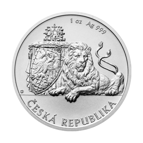 NOVITA シルバー 1 oz 2018 Niue Czech Lion Silver Coin | New Zealand Mint | Silver