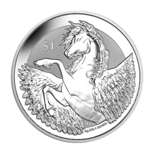 1 oz 2018 British Virgin Islands Pegasus Silver Coin | Pobjoy Mint