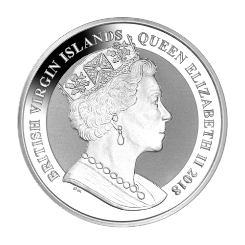 1 oz 2018 British Virgin Islands Pegasus Silver Coin | Pobjoy Mint