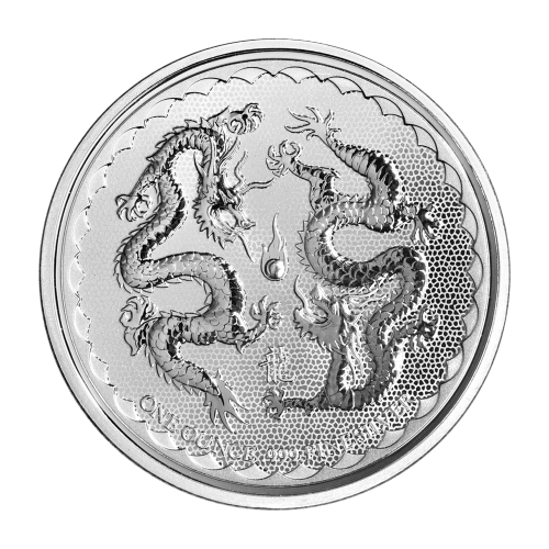 1 oz 2018 Niue Double Dragon Silver Coin | New Zealand Mint