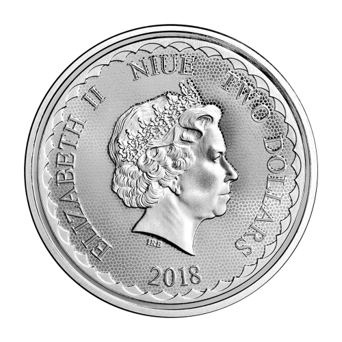 1 oz 2018 Niue Double Dragon Silver Coin | New Zealand Mint