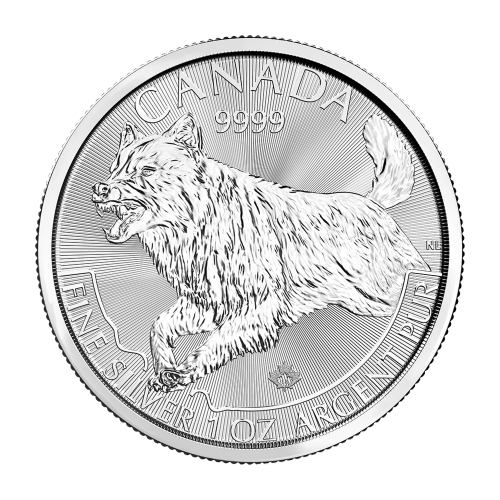 1 oz 2018 Predator Series: Wolf Silver Coin | Royal Canadian Mint