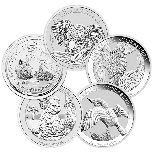 1 kilo Assorted Silver Coin | Perth Mint