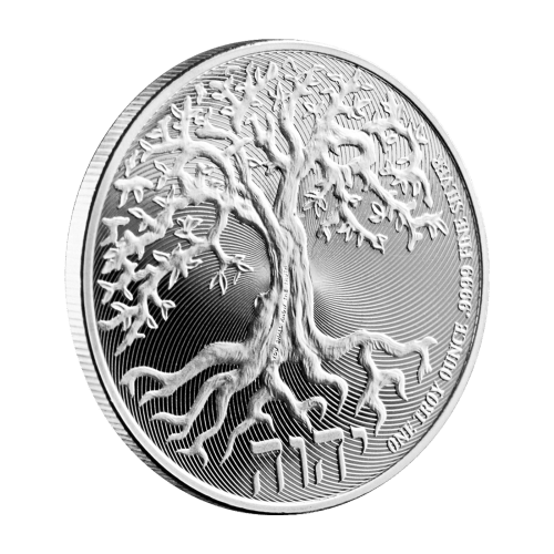 Pièce 1 once d'argent L'arbre de la vie Niue 2018