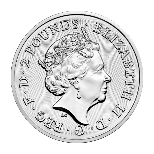 1 oz 2018 Great Britain Two Dragons Silver Coin | The Royal Mint