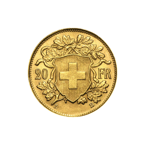 Random Year 20 Swiss Franc Gold Coin