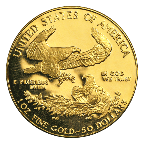 Pièce 1 once d'or Épreuve numismatique Aigle américain 1986 | Monnaie des États-Unis