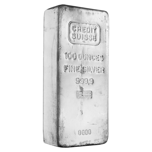 100 oz Silver Bar | Credit Suisse | Silver Gold Bull US