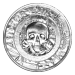 Ronde 2 onces d'argent Très haut relief Collection Corsaire : Le coffre de Davy Jones | Elemetal Mint