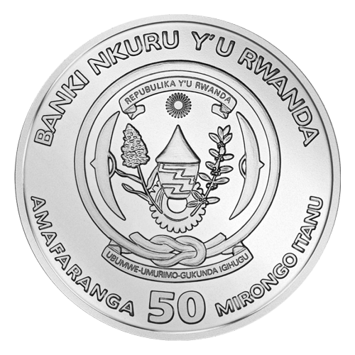 Pièce 1 once d'argent nautique HMS Endeavour du Rwanda 2018