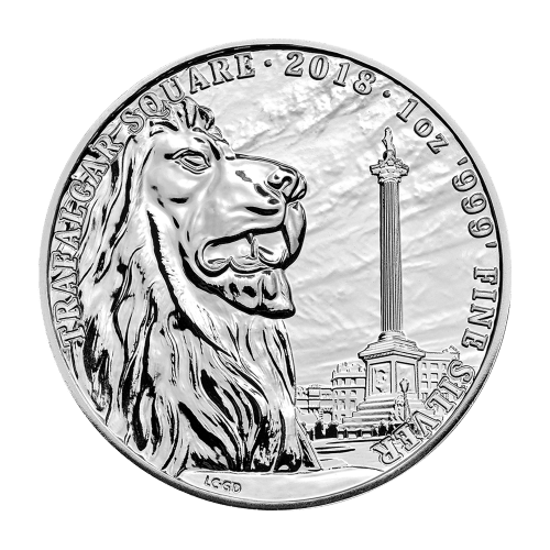 1 oz 2018 Landmarks of Britain Trafalgar Square Silver Coin | The Royal Mint